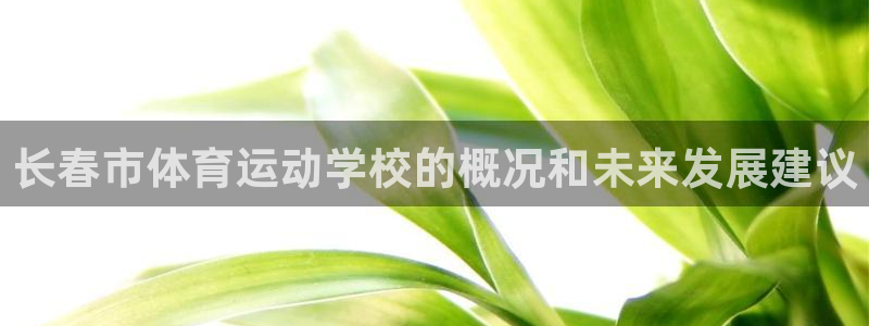 凯发官网下载招商电话号码是多少：长春市体育运动学校的